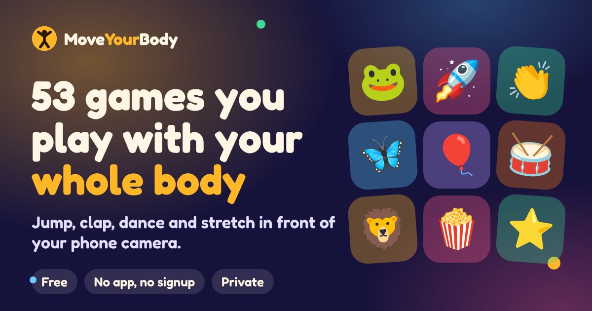 Move Your Body camera movement game cover art
